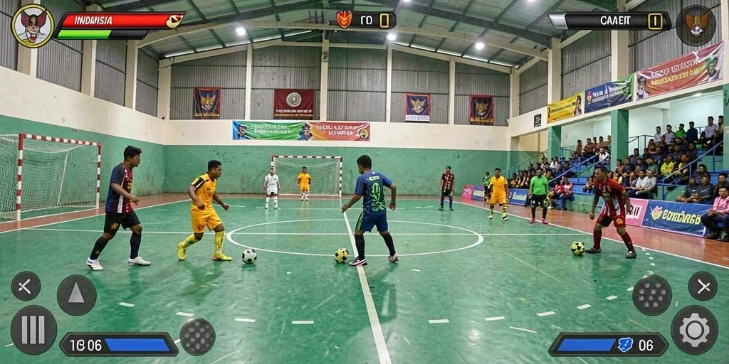 Keseruan bermain bersama teman di dalam game.