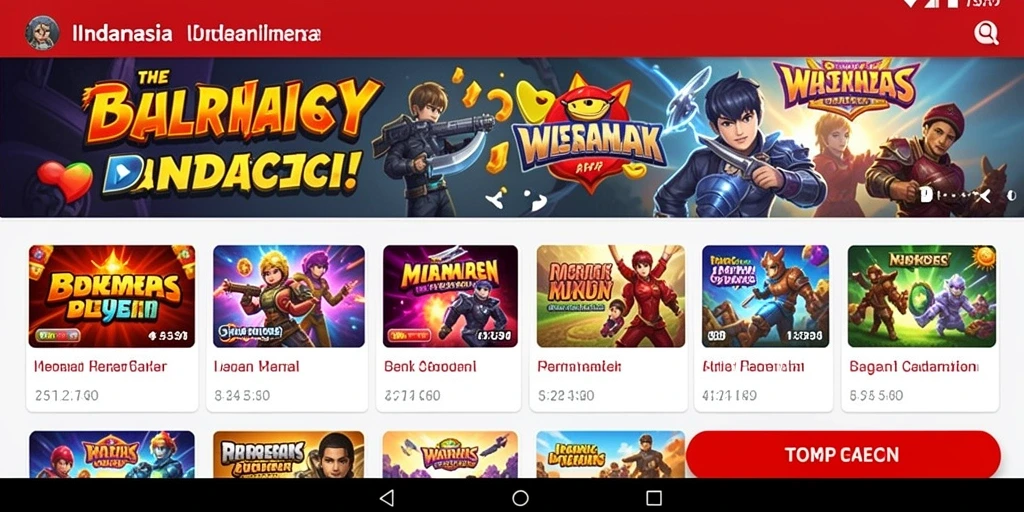 Menampilkan karakter utama dalam aksi yang menarik.